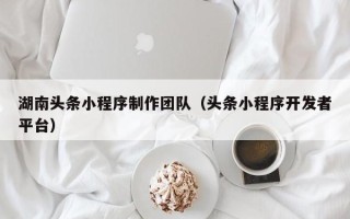 泰州湖南头条小程序制作团队（头条小程序开发者平台）